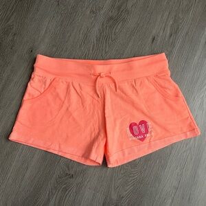Women's Miami Style Love Niagara Falls Coral Shorts Size M